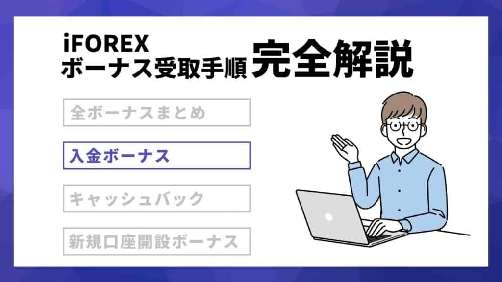 【常時開催】iFOREXの入金ボーナス｜100％・25％